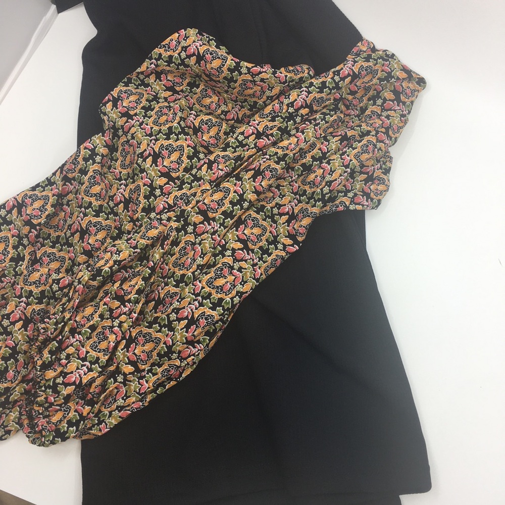 FINAL MARK-DOWN BLK100% POLYESTER W/CONTRASTING LS - Picture 5 of 6